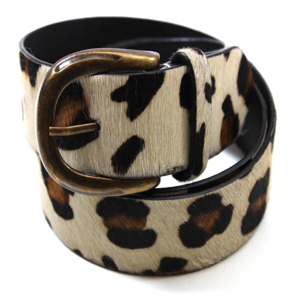 Diba True Womens Animal Print Jaguar Adjustable Belt One Size